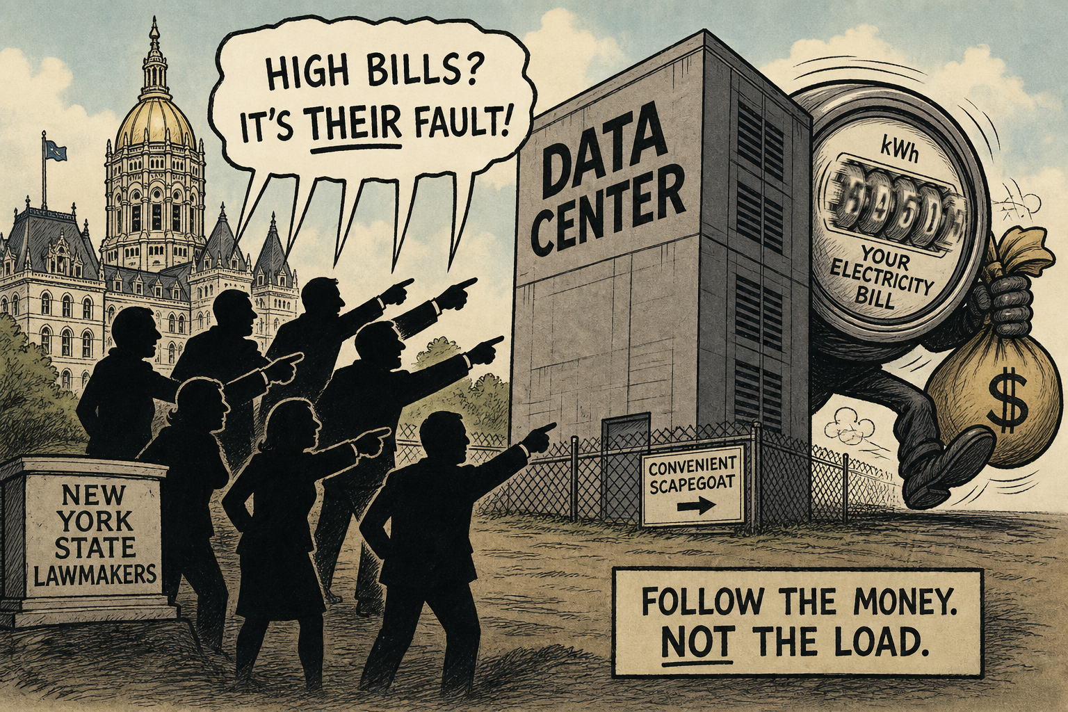 Albany Found a Villain for Your Electric Bill. It Picked the Wrong One.