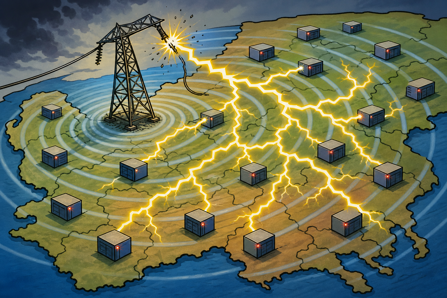 One Snapped Power Line Knocked 3.1 Gigawatts of Data Centers Offline in 30 Seconds