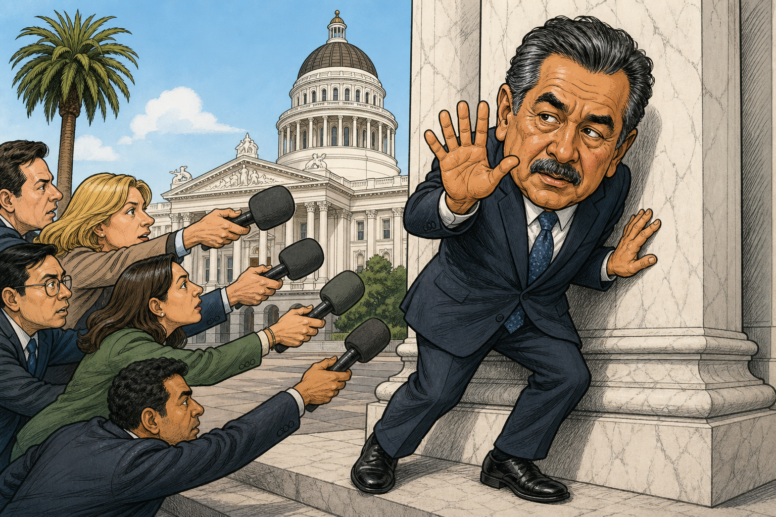A Trafficking Victim Says HHS Placed Her With Traffickers. Two Days Later, Xavier Becerra Walked Out of a Press Conference.