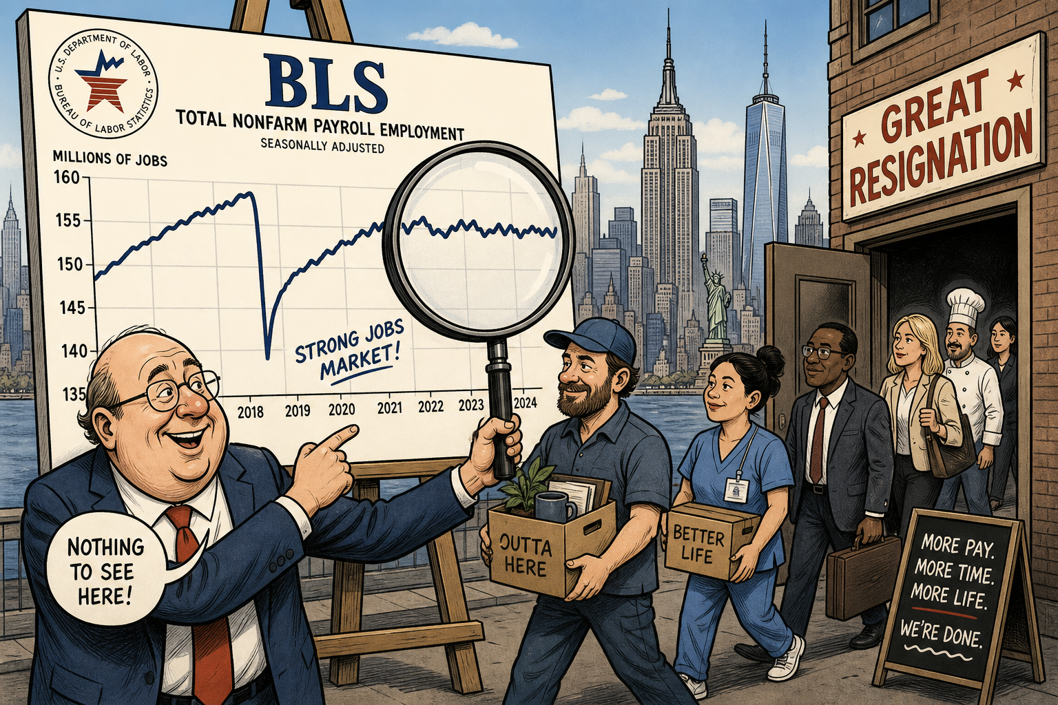 The Numbers We Argue About: What BLS Jobs Data Really Shows