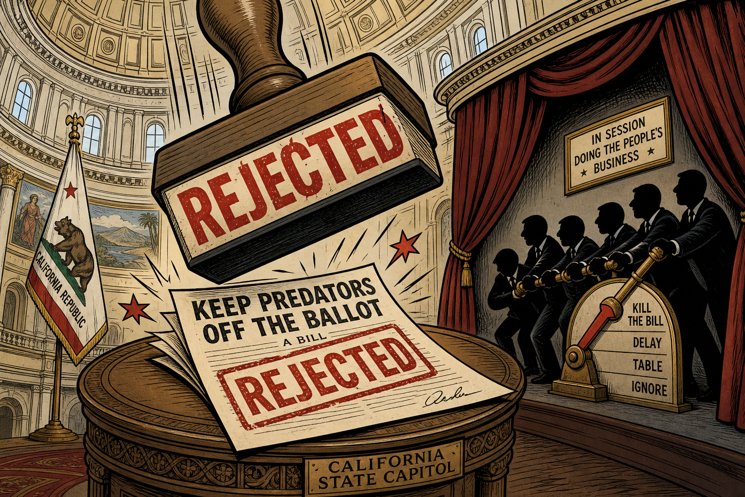 California Democrats Killed a Bill To Keep Registered Sex Offenders Off the Ballot — Then Passed One With a Carve-Out