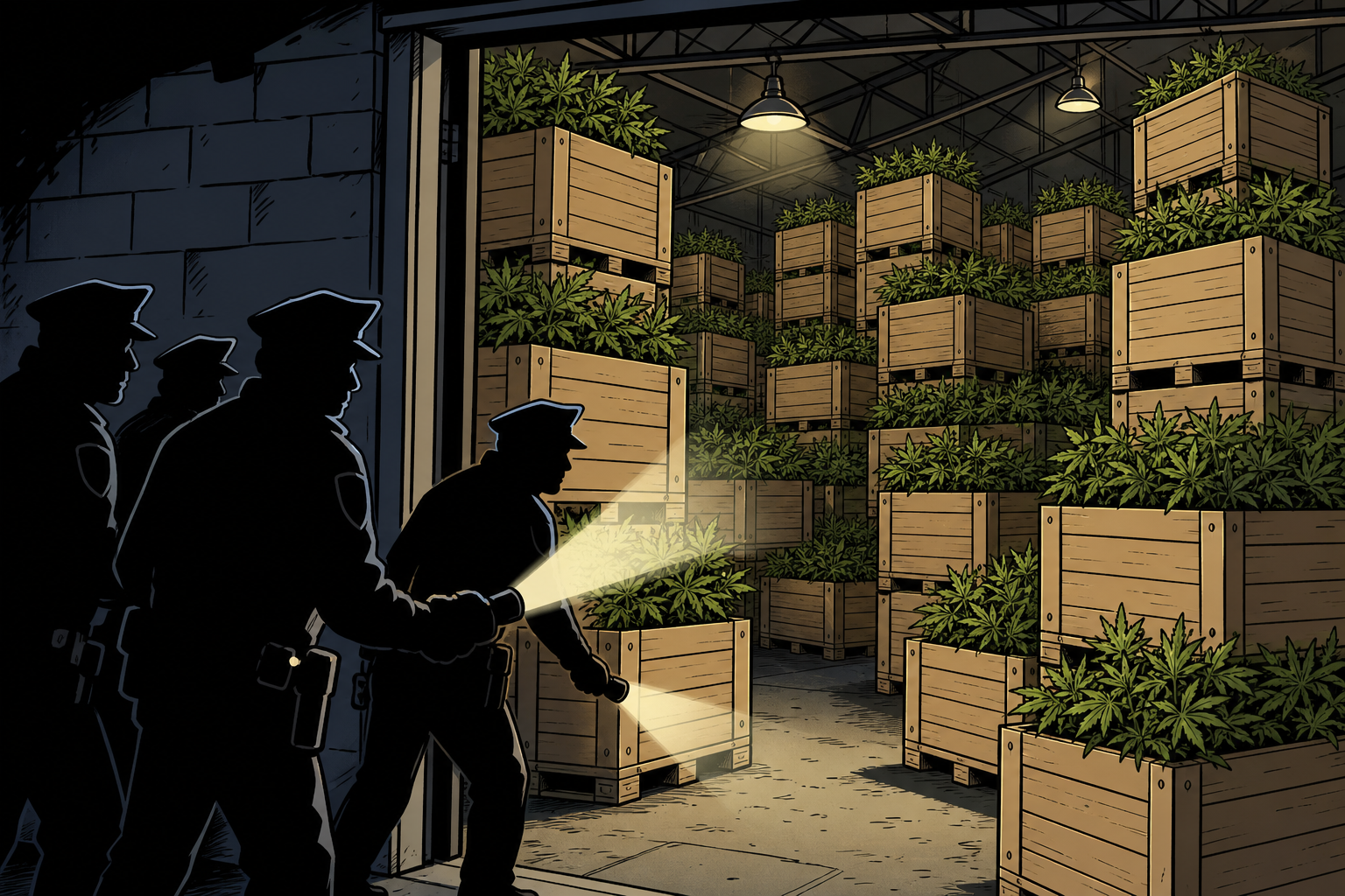 California Seized $104 Million in Illegal Weed This Spring. The Black Market Still Controls 60% of the State's Cannabis Sales.