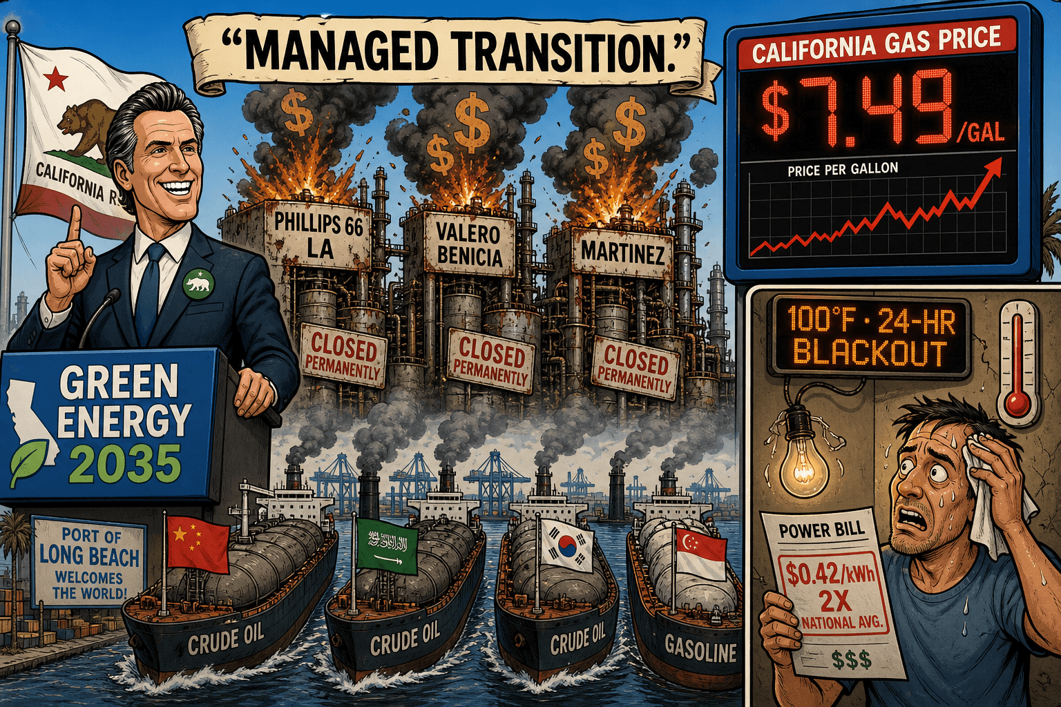 California Just Bricked Its Own Fuel Supply. The Replacement Will Come From Asia.