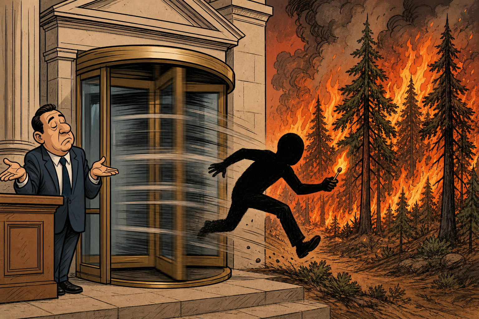 A Suspected Arsonist Allegedly Torched a San Diego Canyon — Again. The System That Was Supposed to Stop Him Didn't.