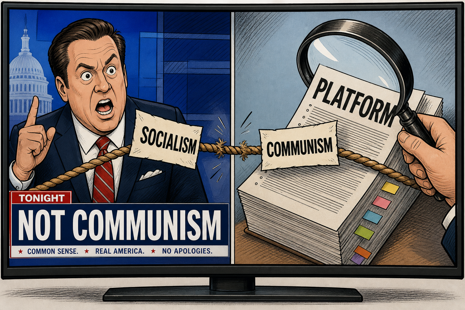CNN Said It's Not Communism. David Sacks Said Look at Their Platform.