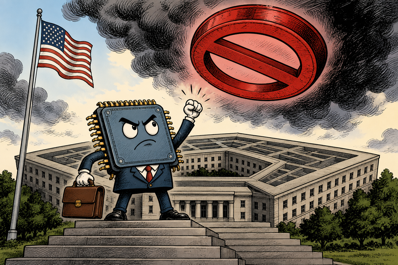China's Top Memory-Chip Maker Sues the Pentagon Over Its 'Chinese Military Company' Blacklist
