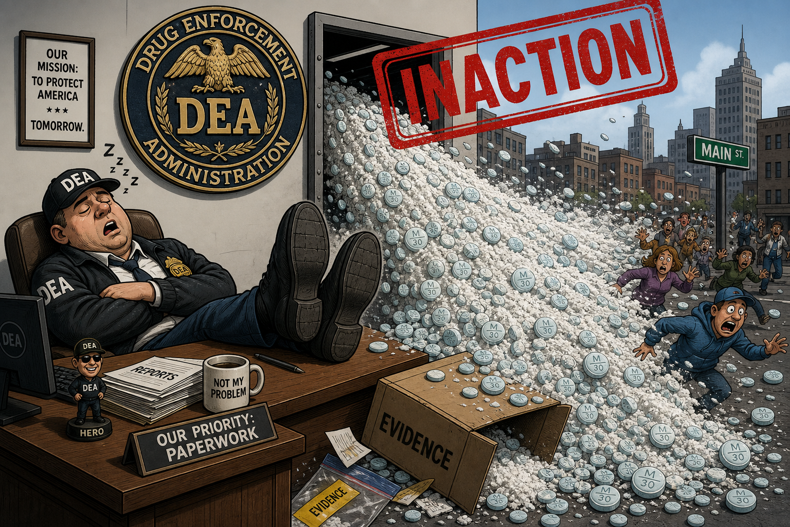The DEA Watched 1.8 Million Fentanyl Pills Hit the Street — and Did Nothing