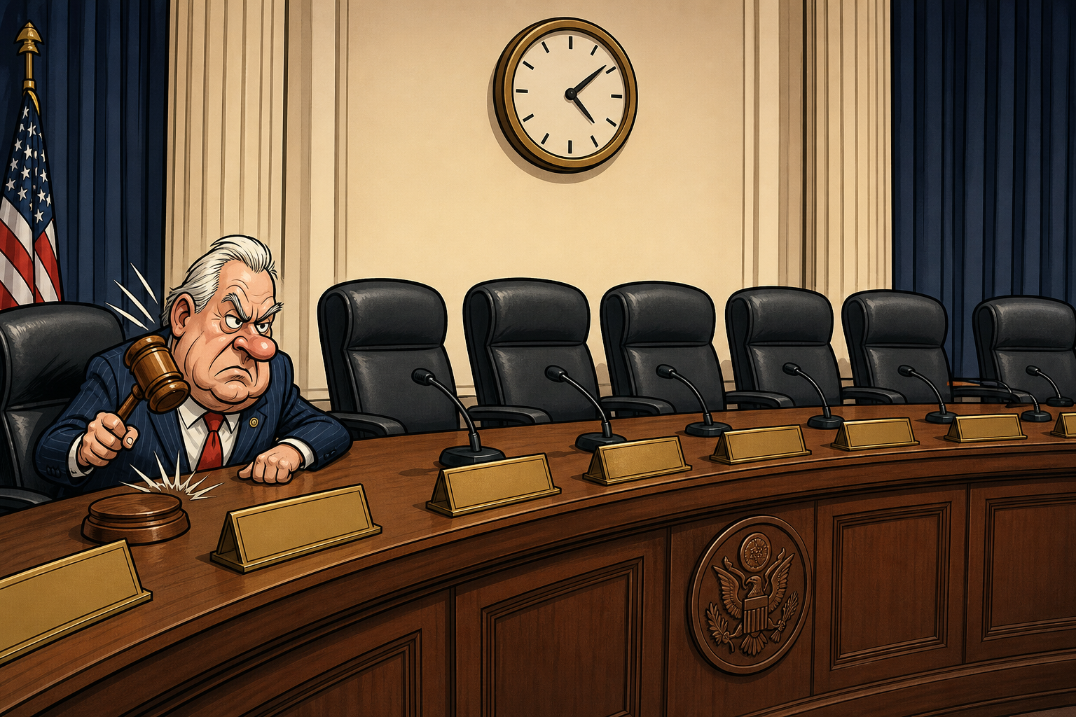 Senate Democrats Skip Their Own Fraud Hearing — Chairman Rand Paul, to the Empty Dais: 'There Doesn't Appear to Be a Great Deal of Interest Across the Aisle.'