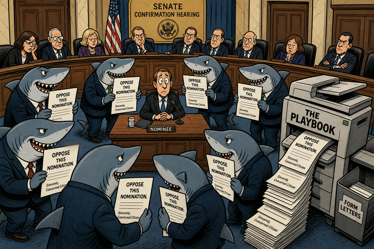 The 1,200-Signature Playbook: The Letter Campaign Against Trump's AG Pick