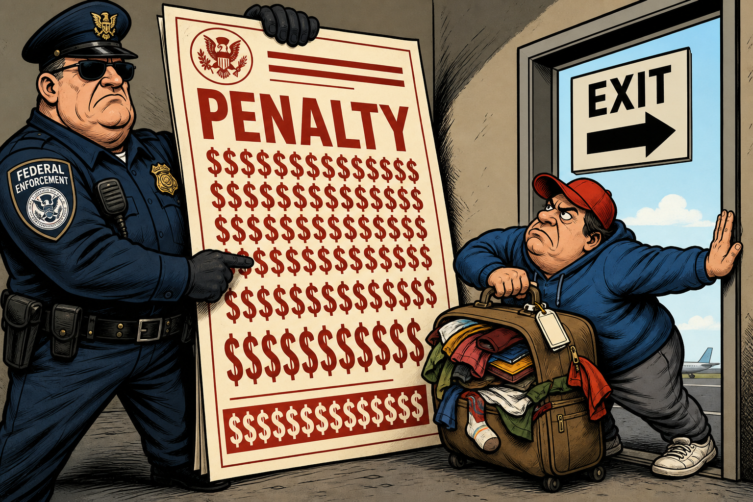 $998 a Day to Stay: The Feds Revived a 1996 Law to Fine Deportees Into Self-Deportation