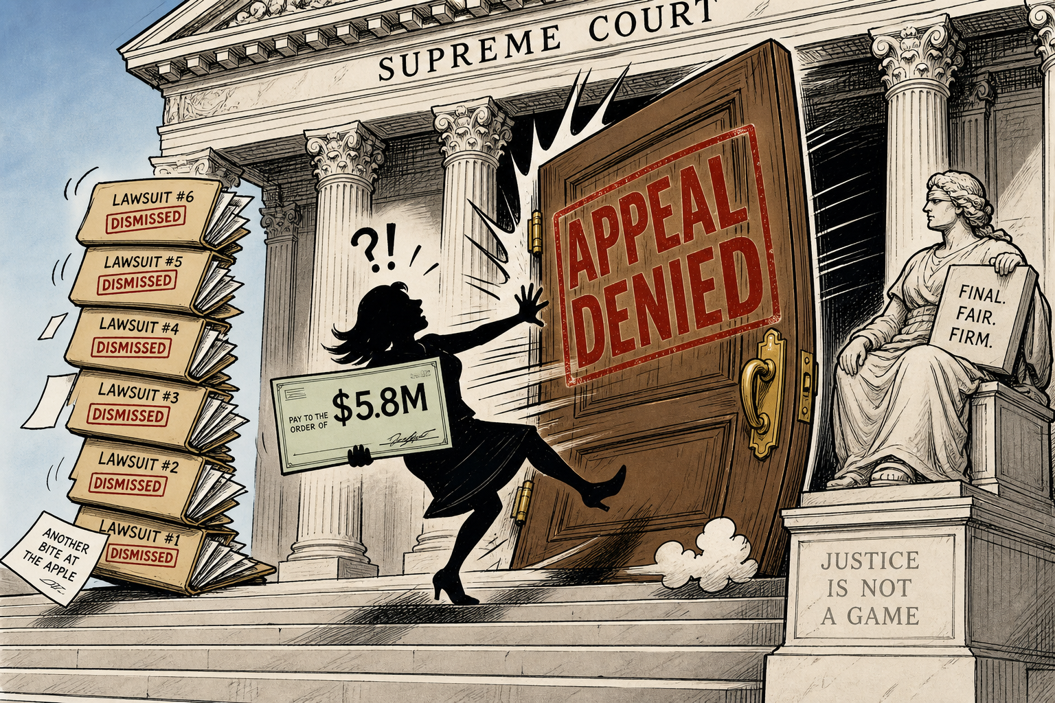 E. Jean Carroll's Last Appeal Just Failed at the Supreme Court — Her Lawyers Say It's Time for Trump To Pay $5.8 Million