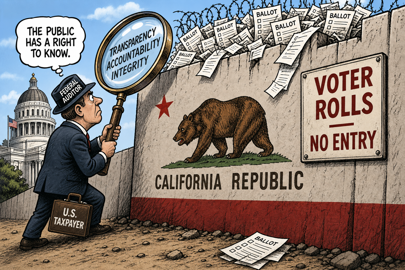 California Is Blocking a Federal Audit of Its Voter Rolls, the Top U.S. Attorney in L.A. Says