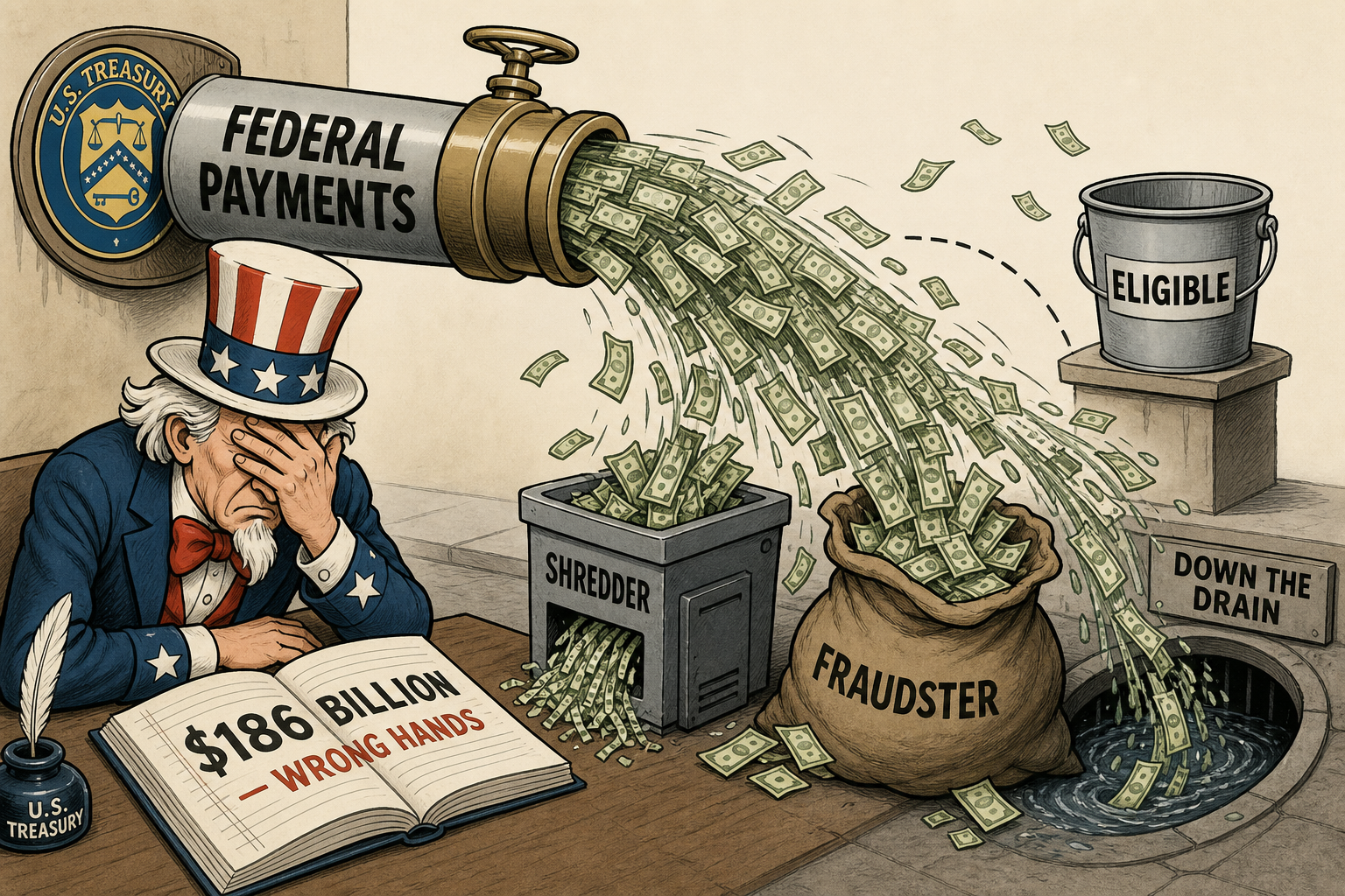 Three Trillion Dollars, Paid to the Wrong People