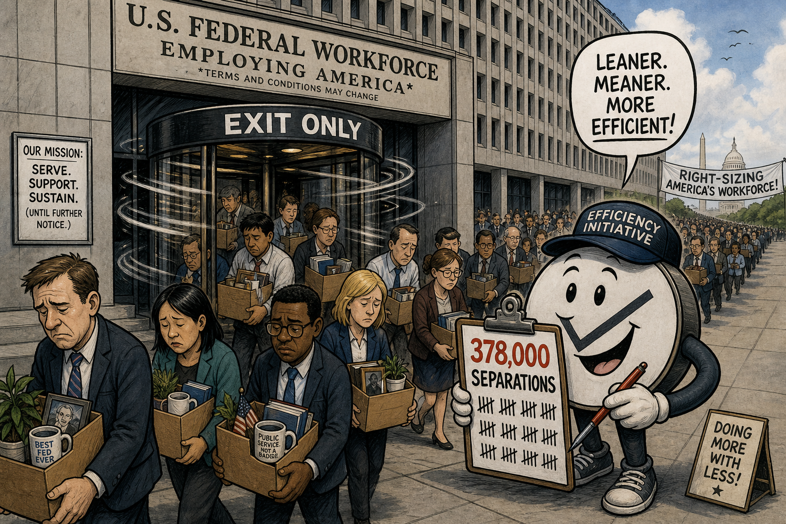 GAO Puts a Number on the DOGE Cuts: Nearly 378,000 Federal Separations in 2025