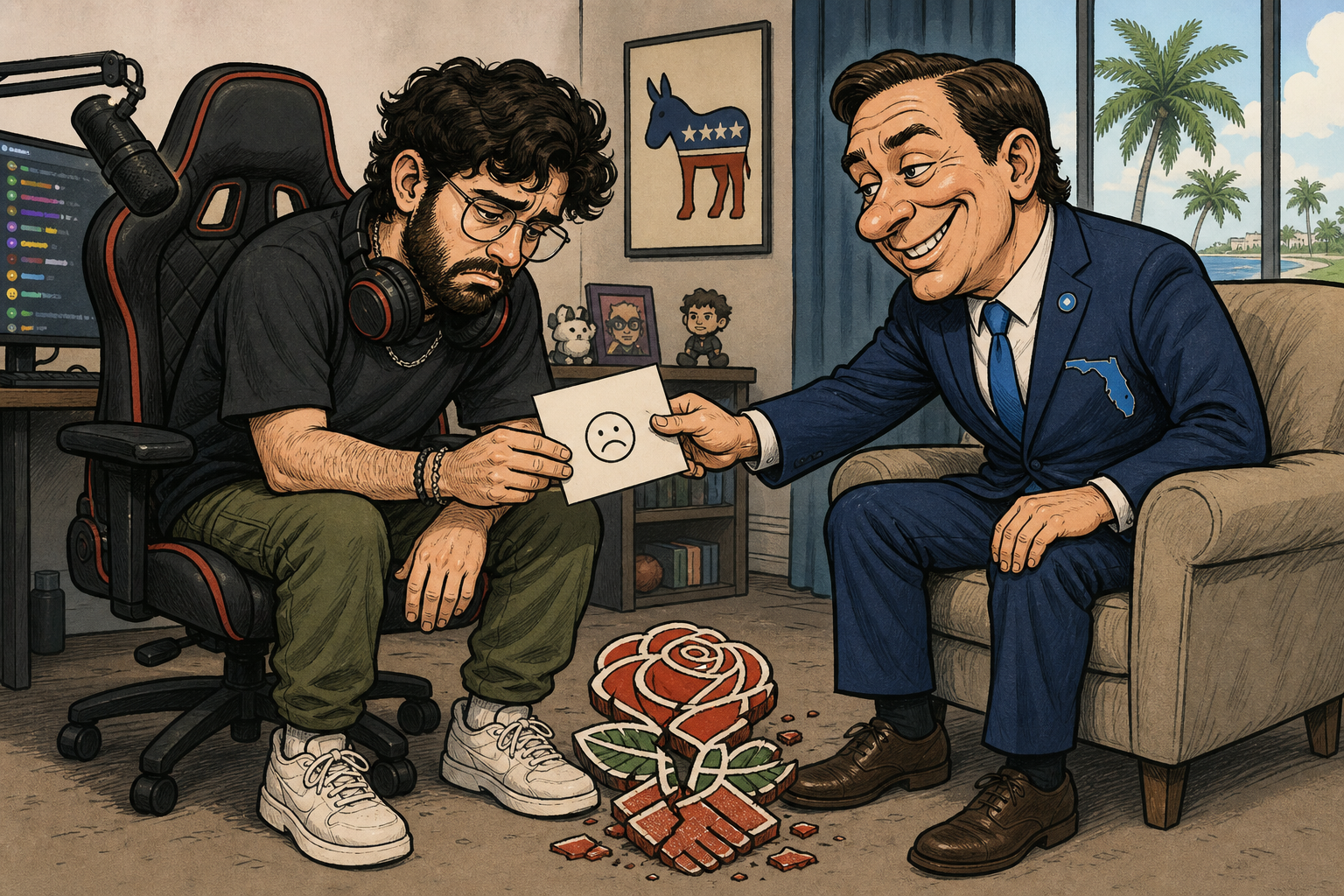 Jared Moskowitz Beat His DSA Challenger by 27 Points. His First Move Was 'My Condolences' to Hasan Piker.