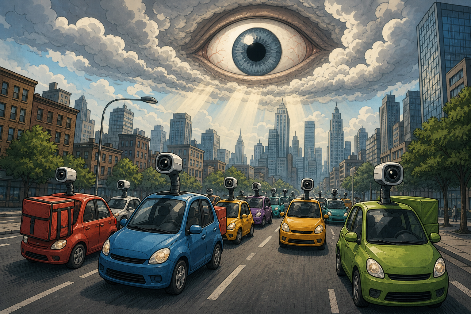 Flock Pitched Turning 350,000 Uber and Lyft Drivers Into Rolling Surveillance Cameras. It Never Told the Drivers.