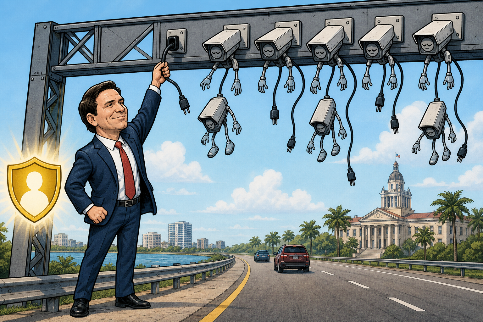 Florida Bans Flock Cameras, License Plate Readers From State Roads