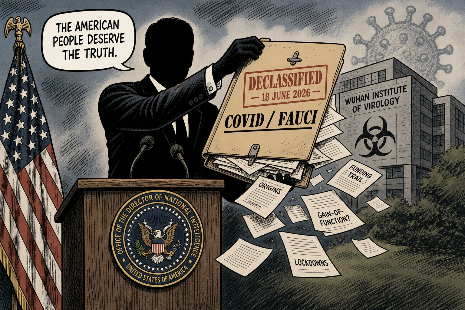 Gabbard Declassifies Fauci / COVID-Origin Files in Her Final Act as Intelligence Chief