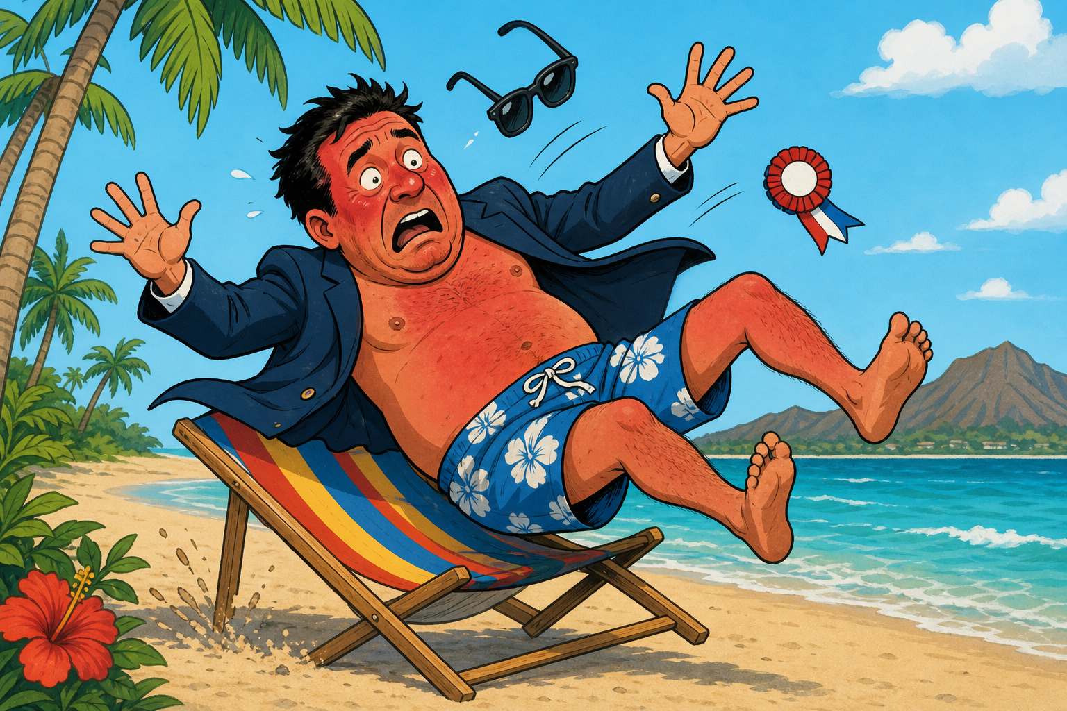A Democratic Congressional Candidate Was Knocked Out Cold on a Maui Beach. It Was His Third Felony Case Since May.