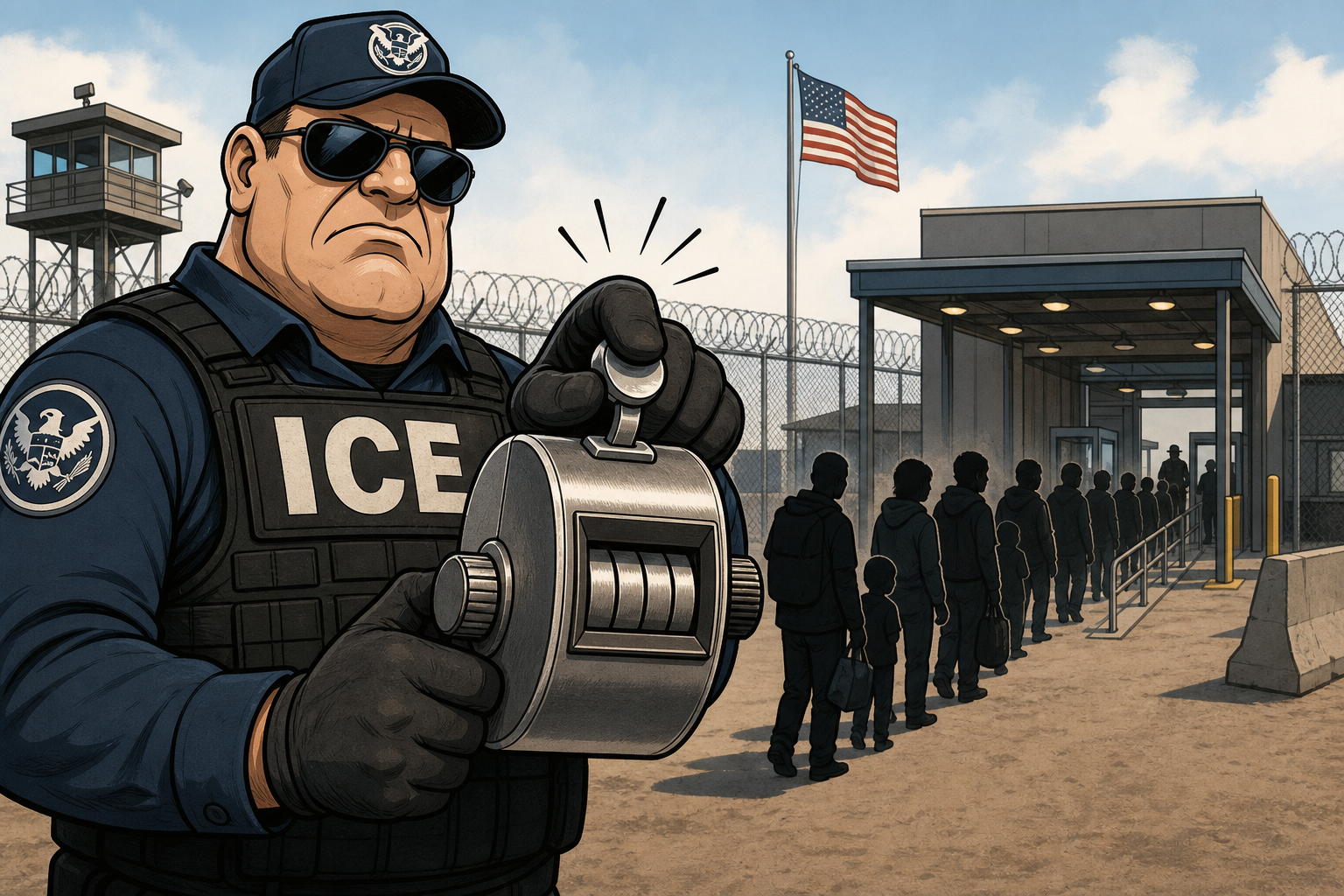 Homan Tells Critics: 'We're Having About 2,000 Pretty Steady' Migrant Arrests a Day