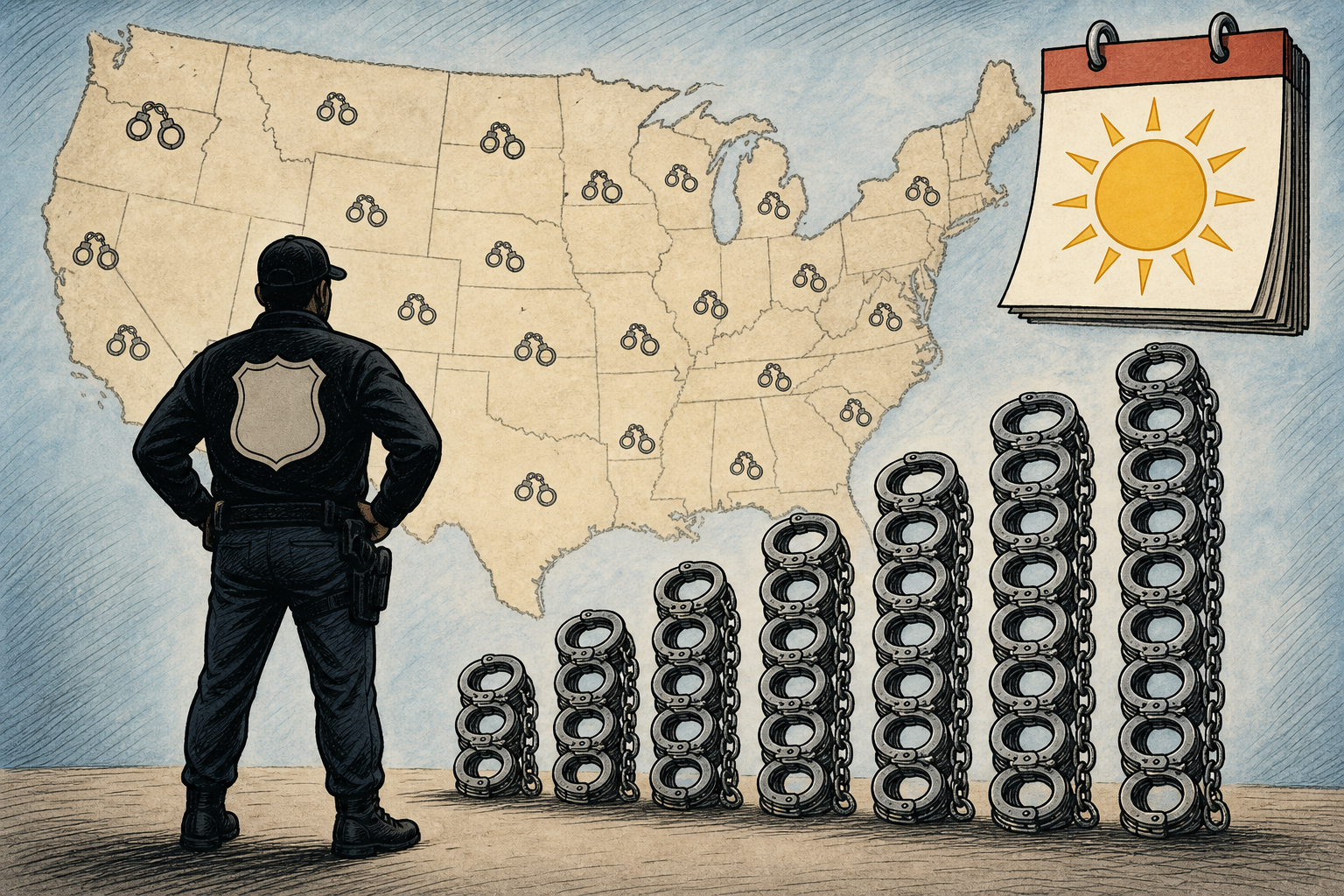 ICE Arrested a Record 50,925 People in August. DHS Still Won't Say How Many Were Actually Convicted of a Crime.