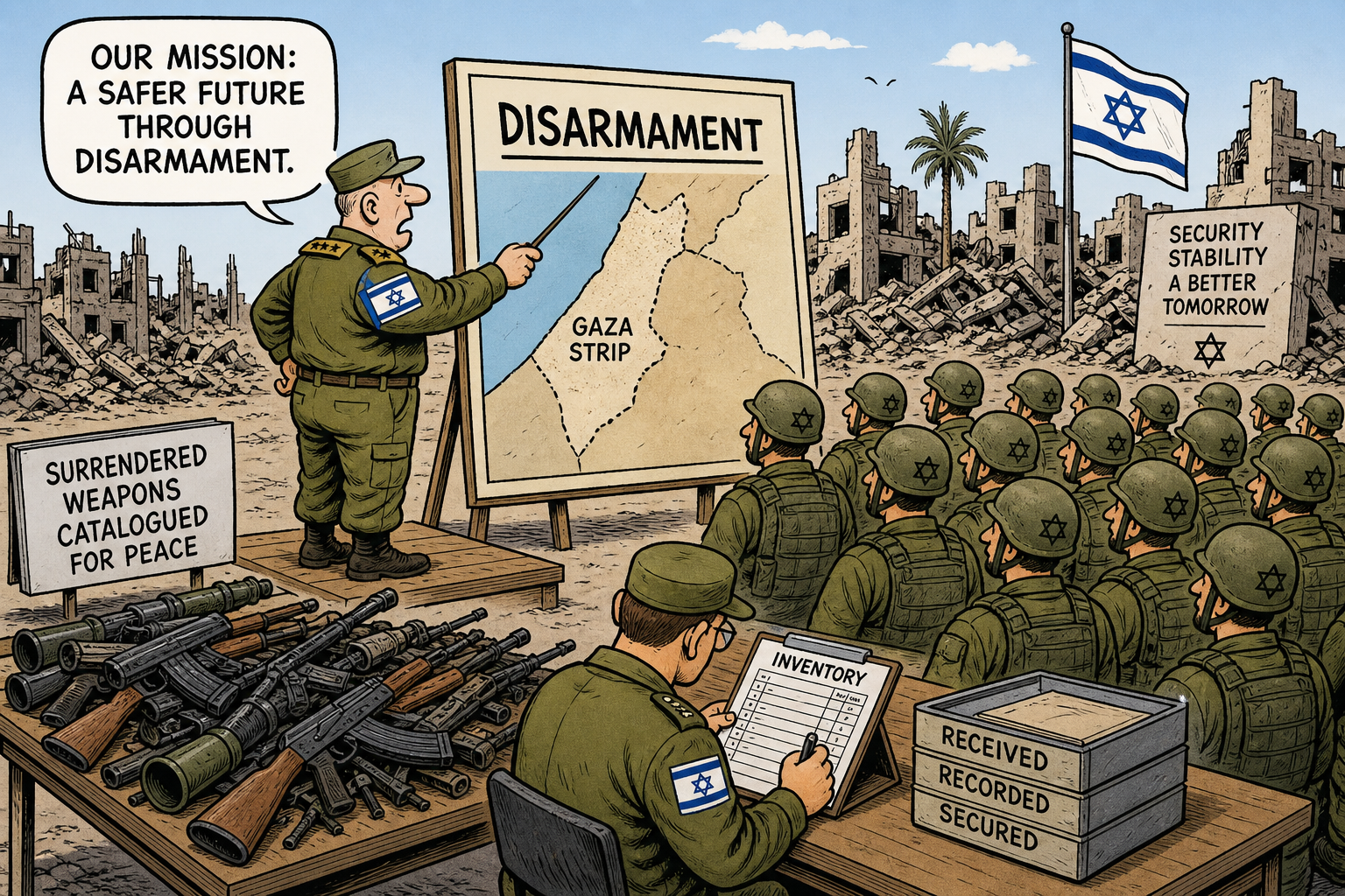 Israel's Top General Vows to Disarm Hamas — and Says the IDF Isn't Leaving Gaza