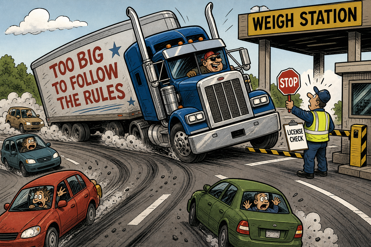 ICE Is Waiting at the Weigh Station: The Crackdown on Illegal-Immigrant Truckers