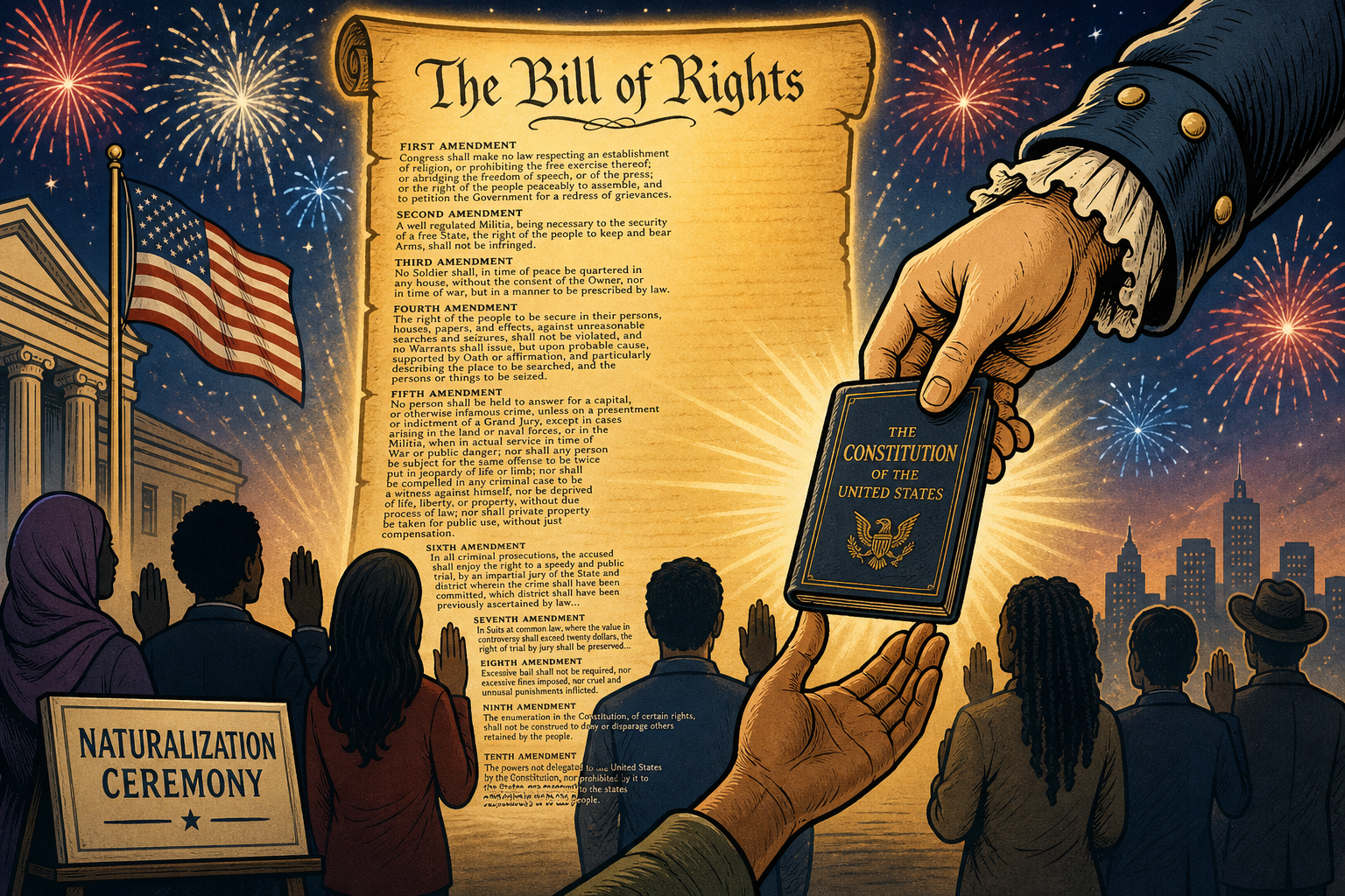 They Crossed Oceans to Read the Bill of Rights. Most Americans Never Have.