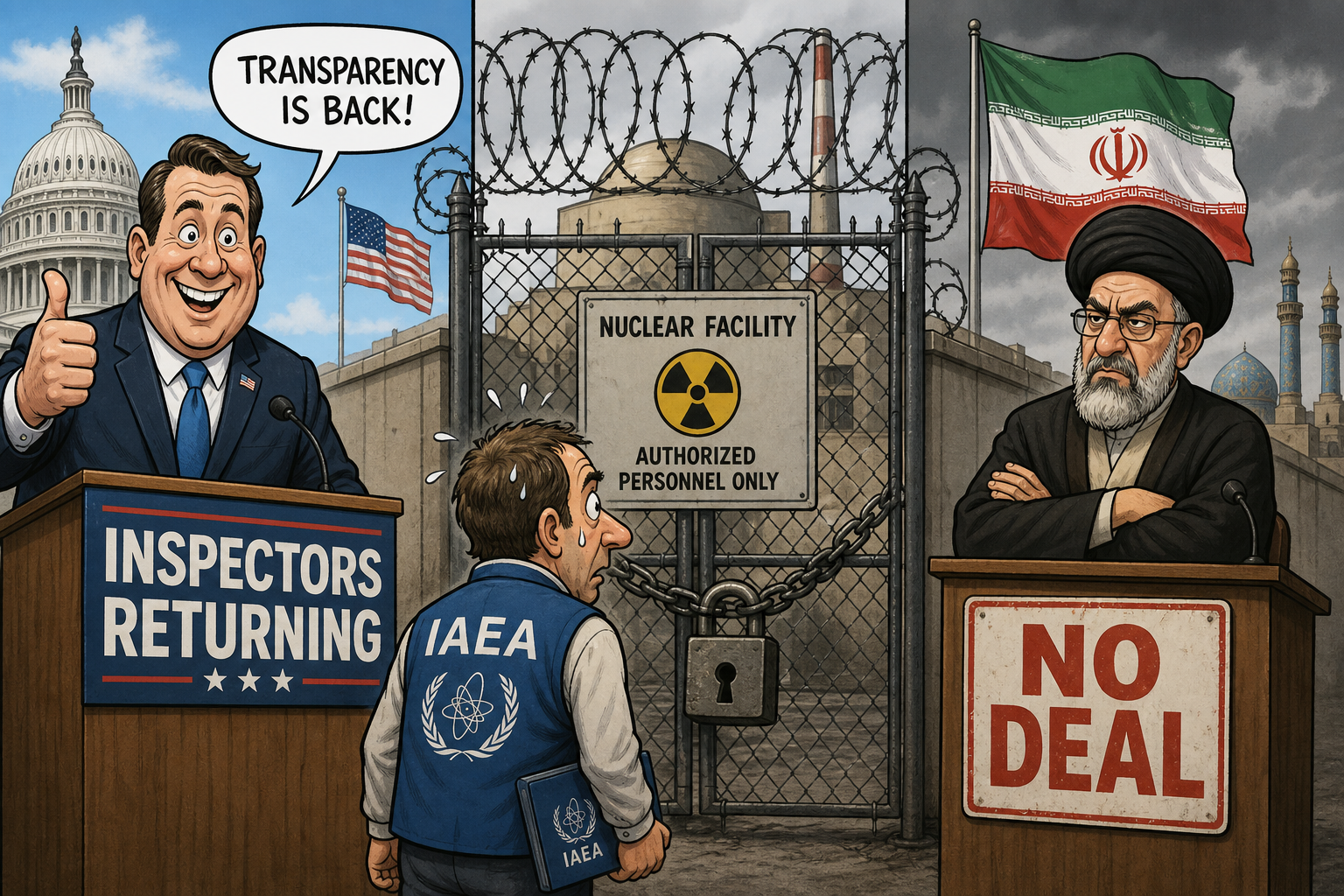 Vance Says Iran Agreed to Let Inspectors Back In. Tehran Says It Agreed to Nothing of the Kind.