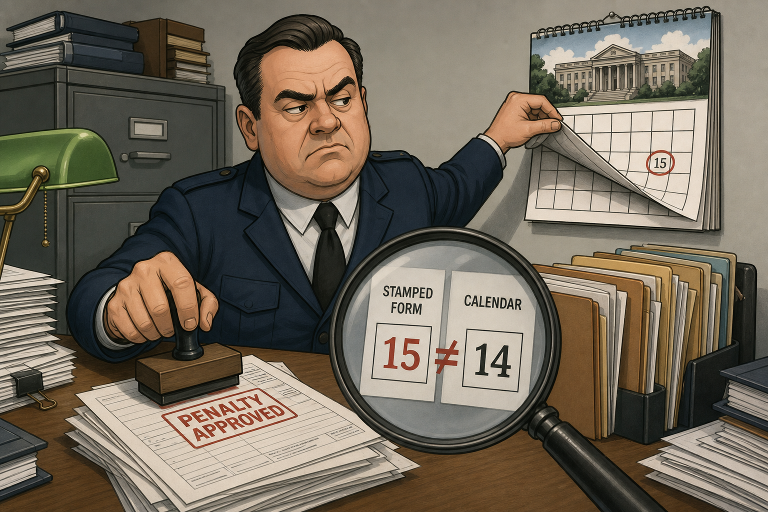 The IRS Told a Federal Judge It Approved a $15.2 Million Penalty On Time. The Signature Was Backdated — and a Watchdog Just Found Six More Like It.