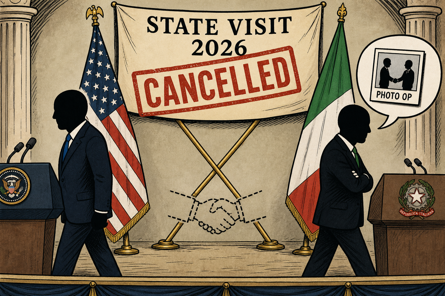 Trump Said Meloni "Begged" Him for a G7 Photo. Italy Canceled an Official U.S. Visit Over It.