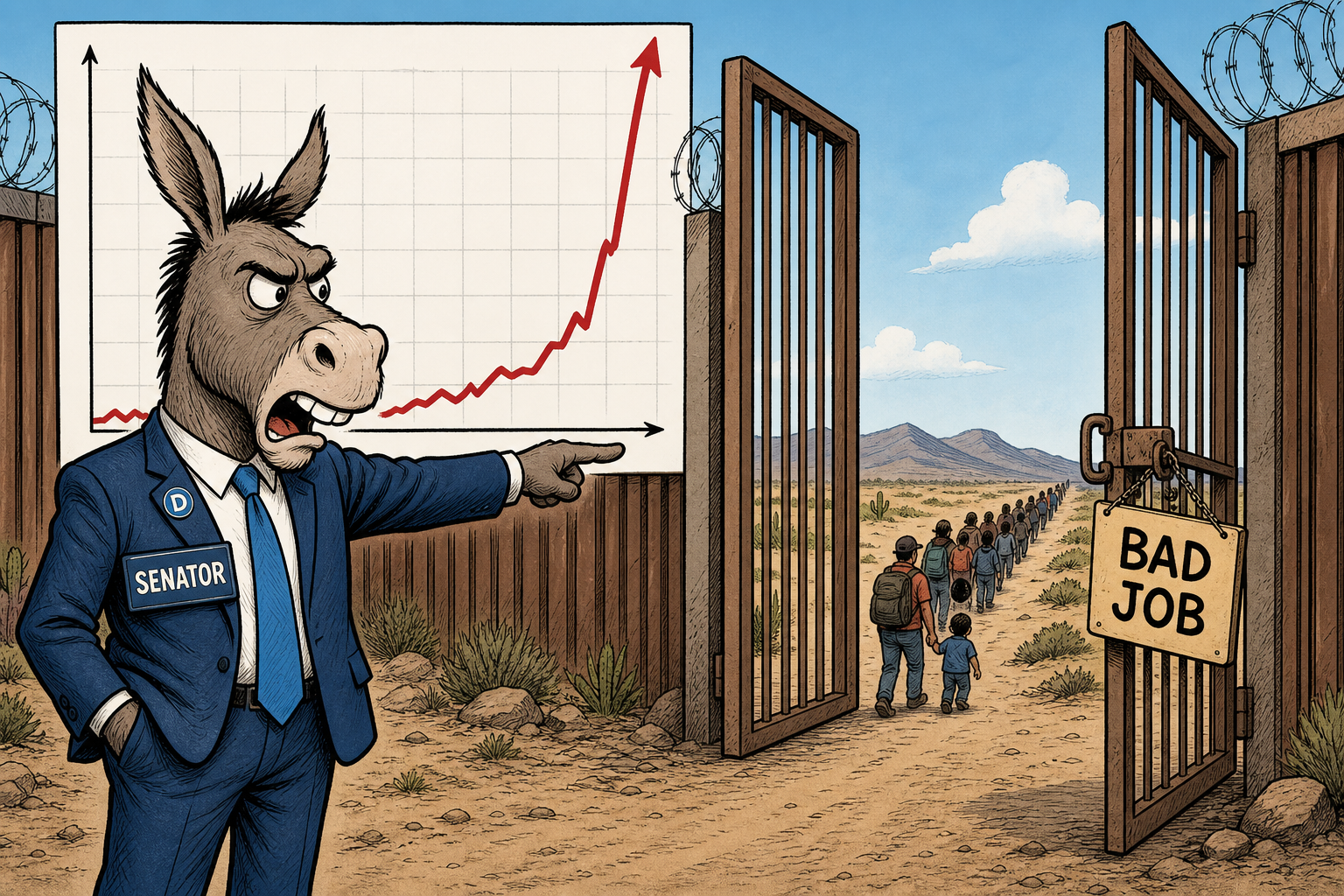 Mark Kelly: 'The Biden Administration Did a Bad Job at the Border'