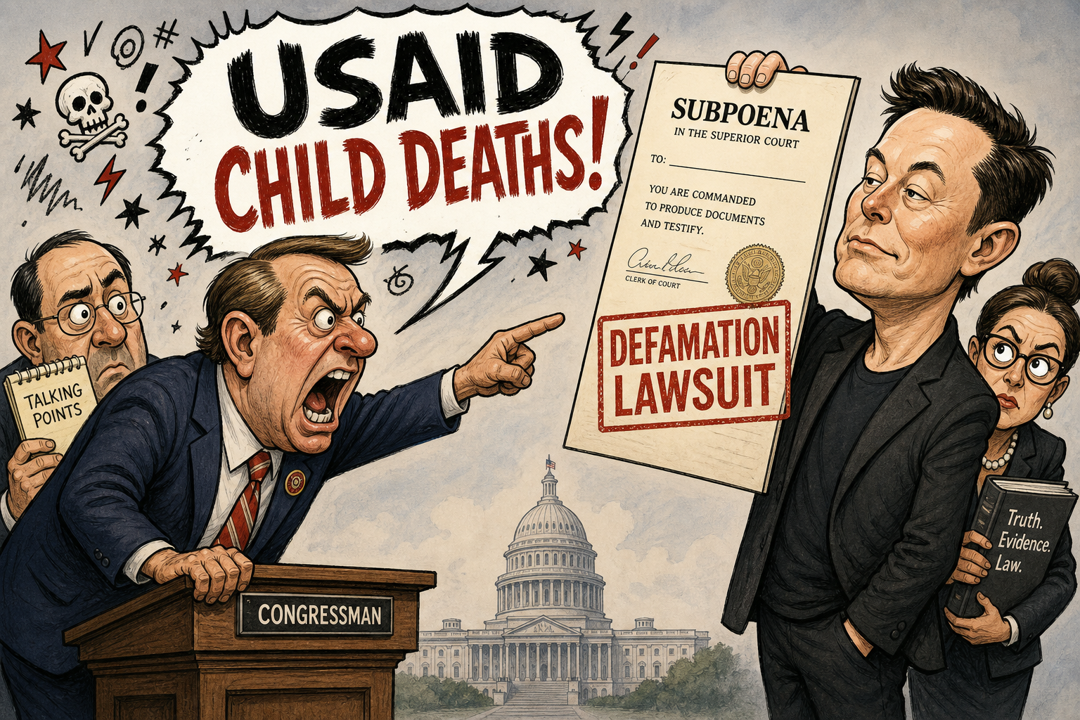 A Congressman Said Elon Musk 'Sentenced 4.5 Million Children to Death.' Then He Asked for a Debate.