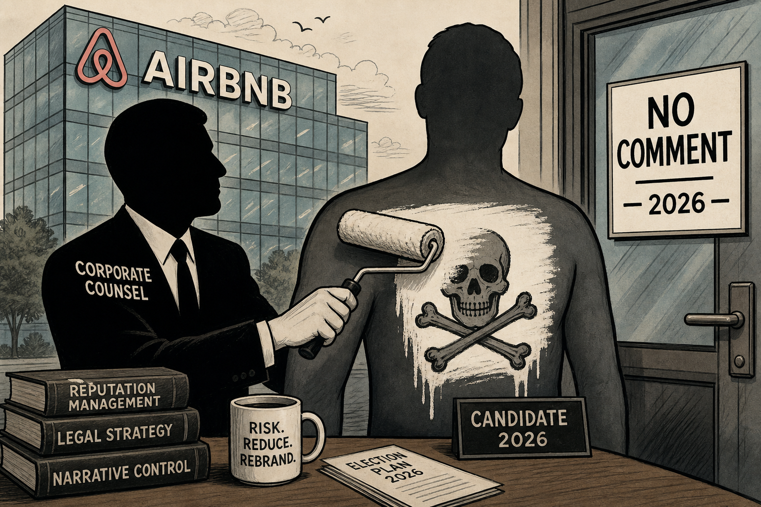 Airbnb Disavowed a Cofounder for Working With Trump. Its Top Lawyer Just Defended a Nazi Tattoo.