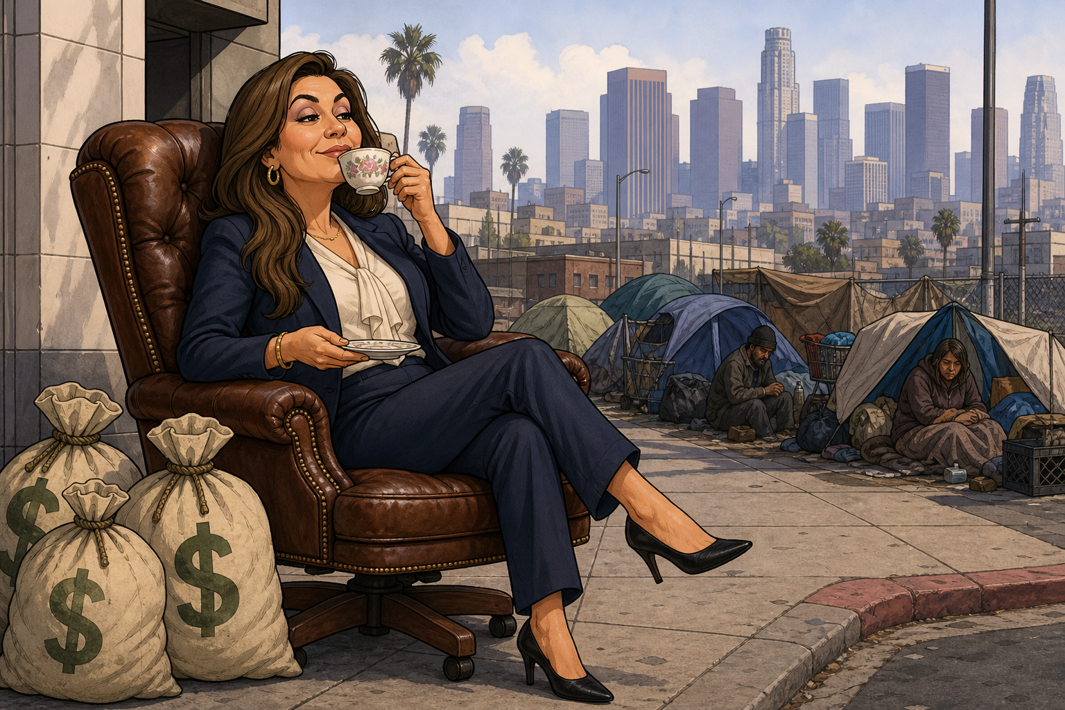She Runs an LA Homeless Nonprofit From Hawaii. Taxpayers Paid Her $1.6 Million to Do It.