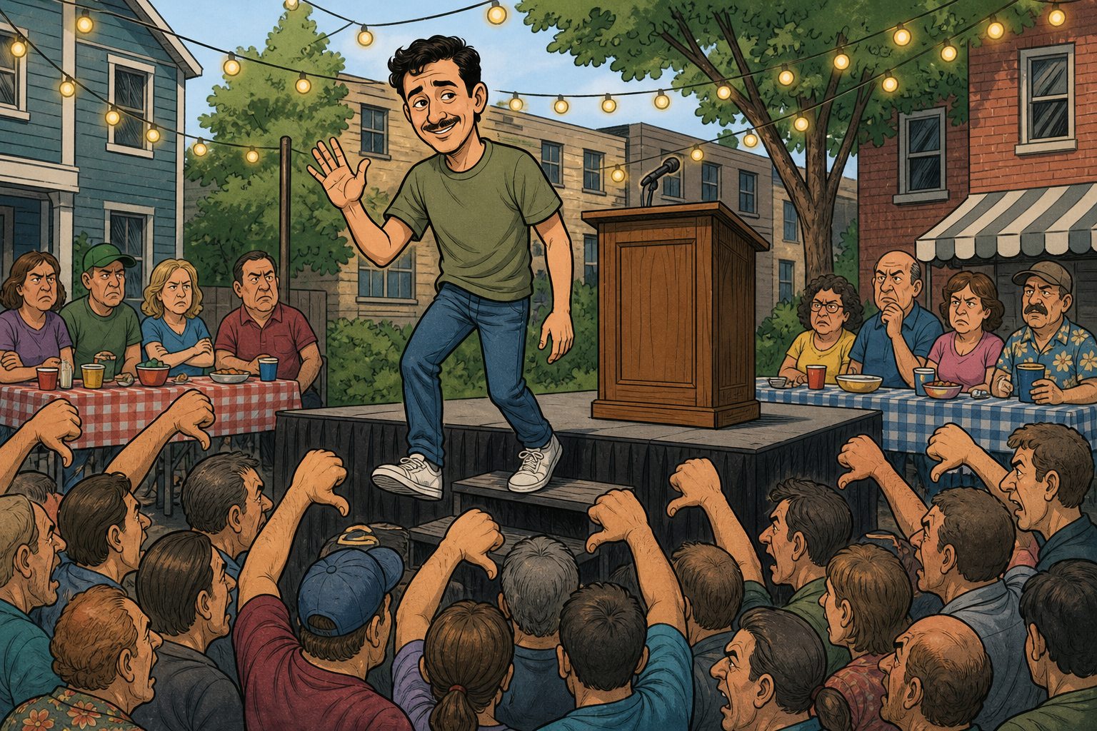 Mayor Mamdani Was Booed Off a Staten Island Stage in Under a Minute — the One Hostile Stop on His Citywide Police Tour