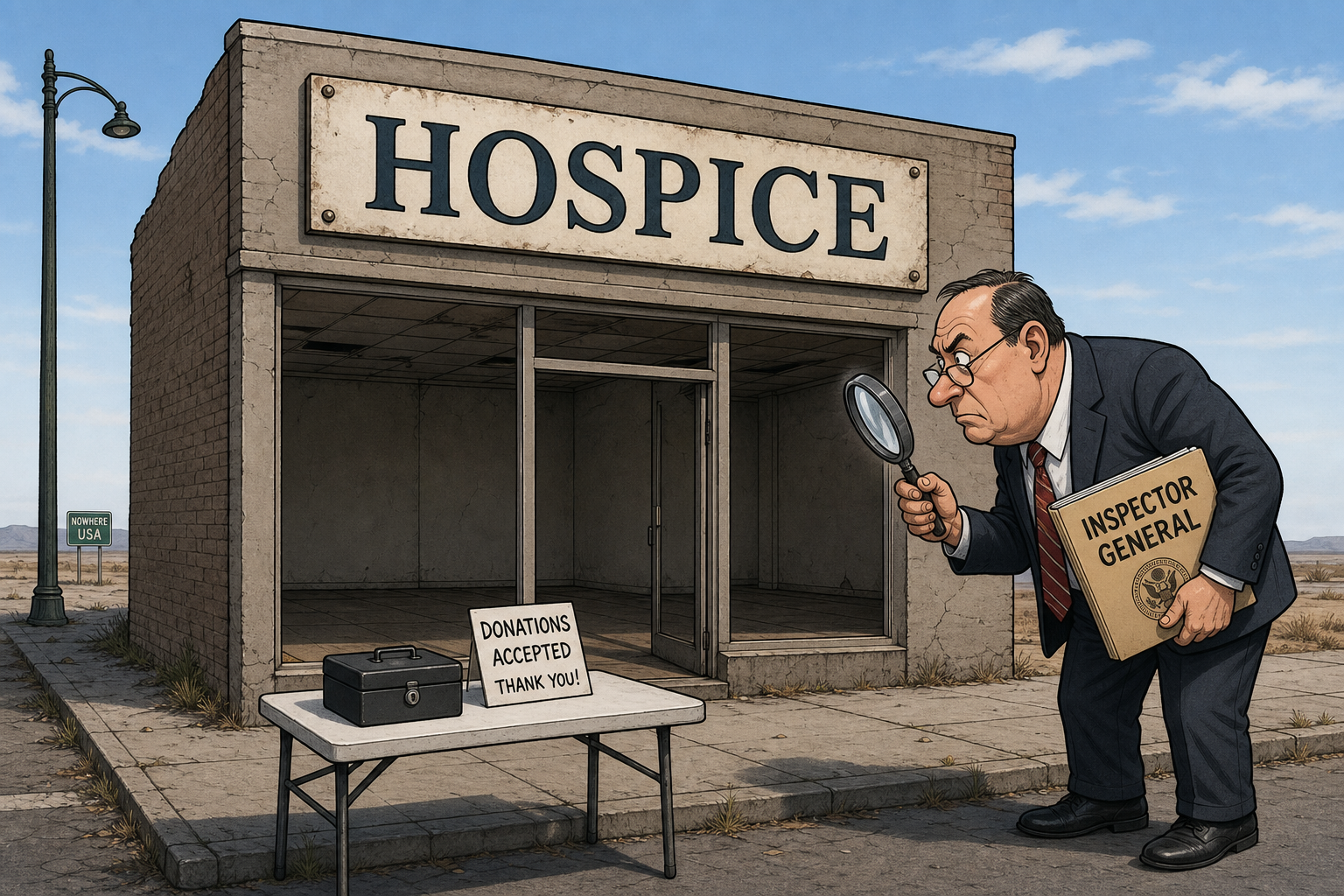 Federal Inspectors Found $255.1 Million in Hospice Waste. One County Alone Is Home to 1,800 of Them.
