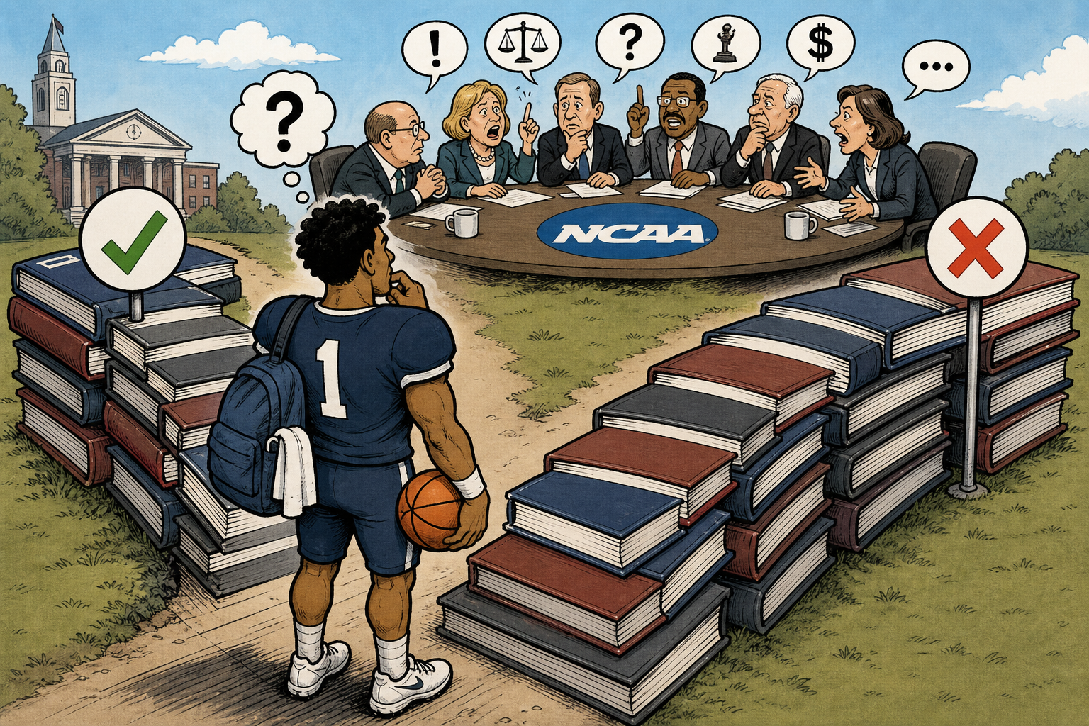 One Player Never Signed. One Did. The NCAA Rewrote Its Rules to Stop Deciding Who Gets to Play.