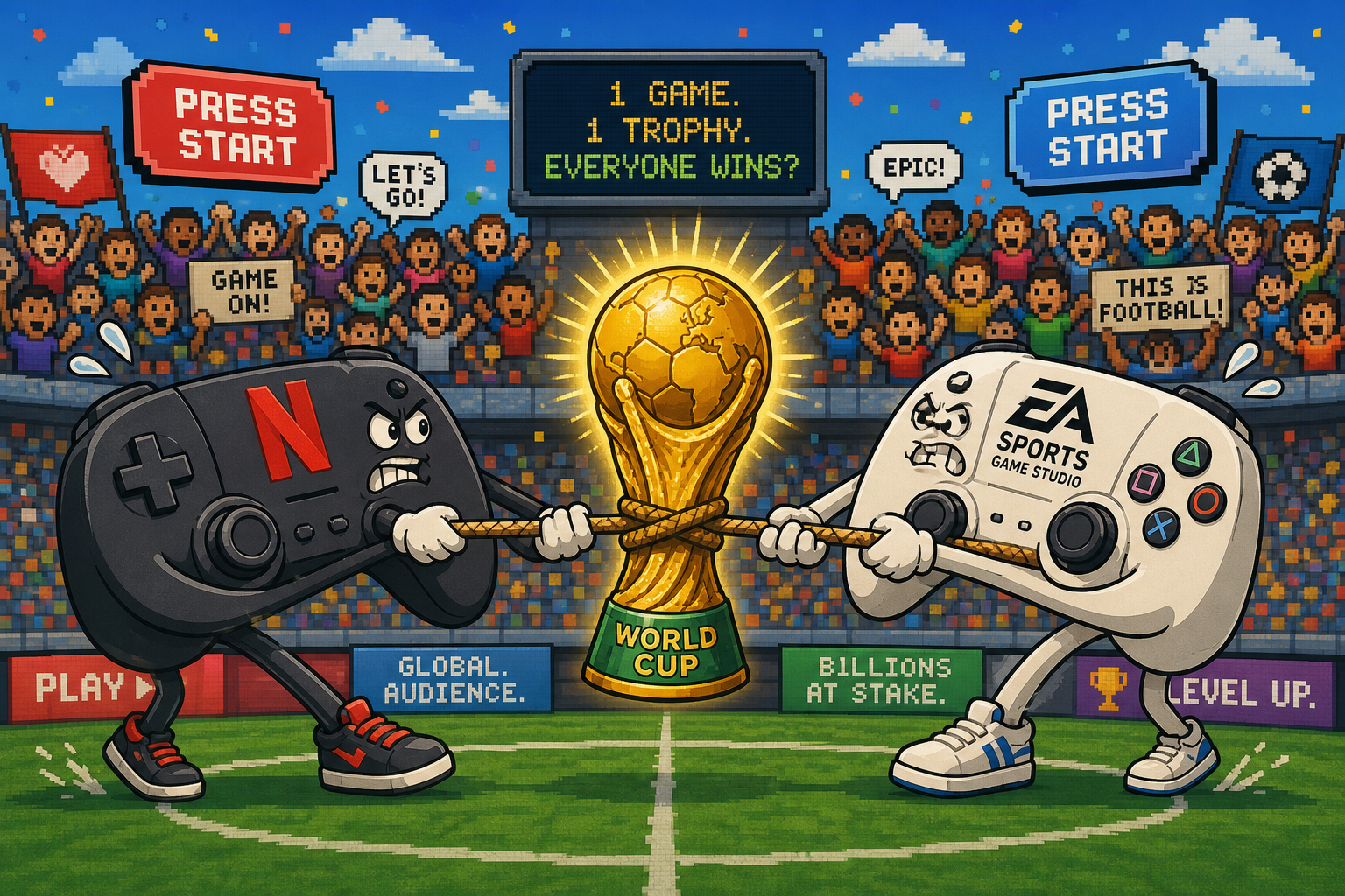 Why Netflix and EA Each Have Their Own 2026 World Cup Video Game