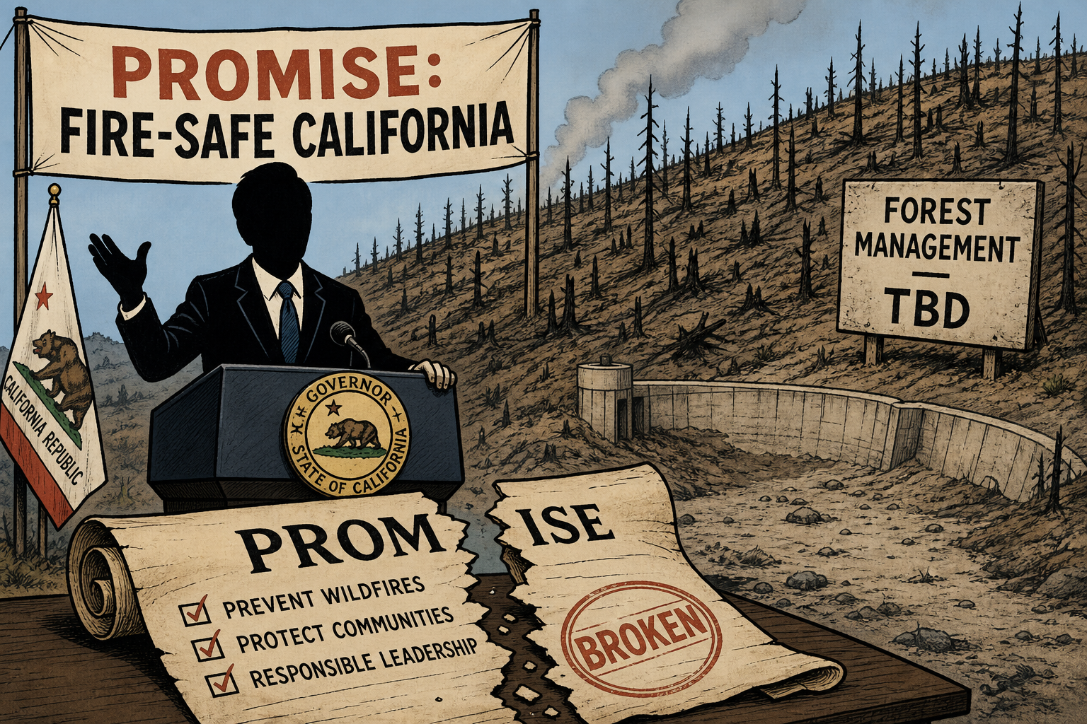 He Promised to Fast-Track 100,000 Acres of Fire Prevention. Less Than 1 Percent Got Done.