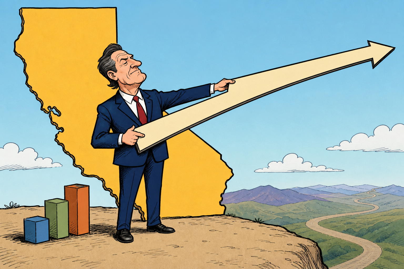 Newsom Takes Full Credit for California's Crime Drop. He Blames Washington for Everything Else.
