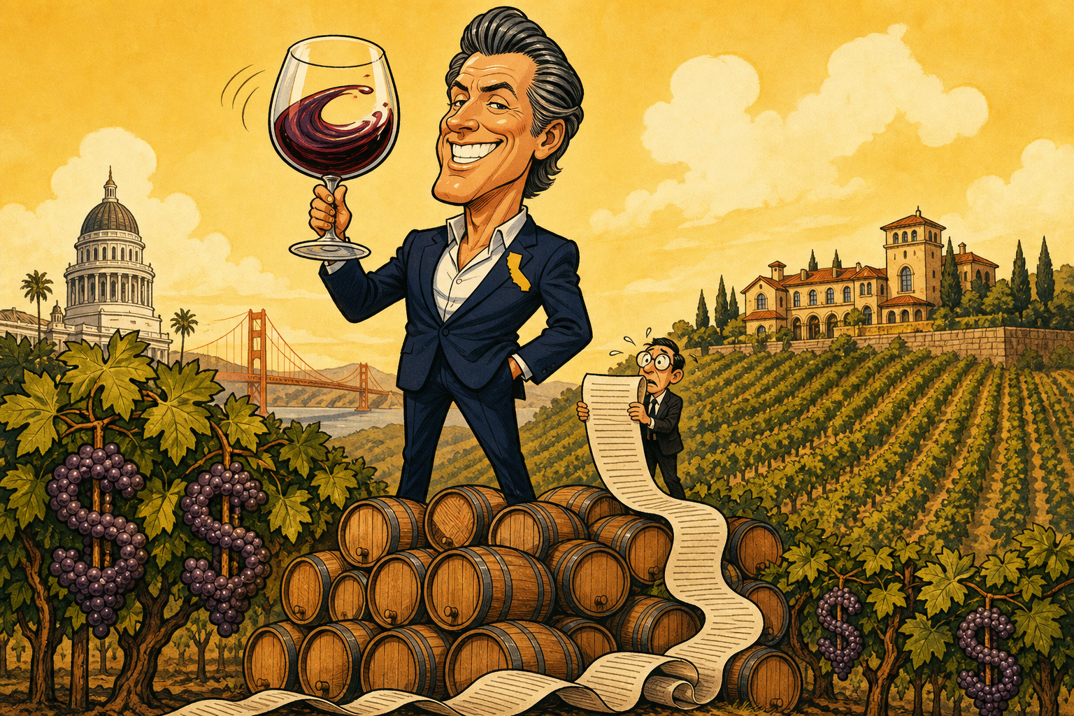 Inside Gavin Newsom's Wine Empire: What the Filings Actually Show