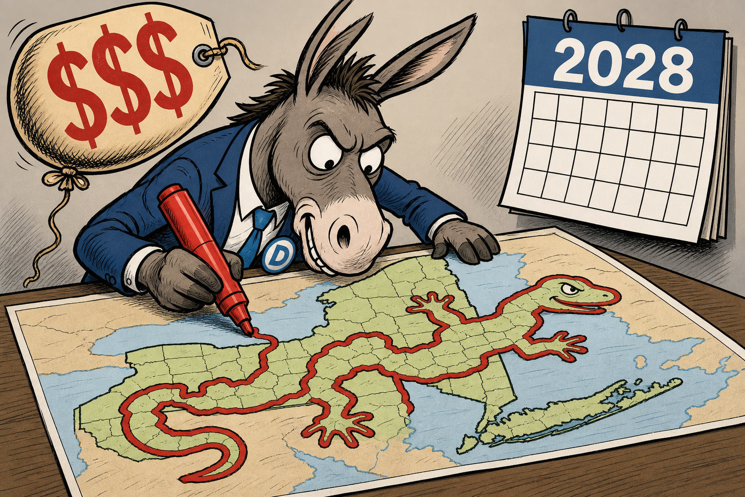 New York Democrats' Gerrymander: Too Little, Too Late, and Too Expensive