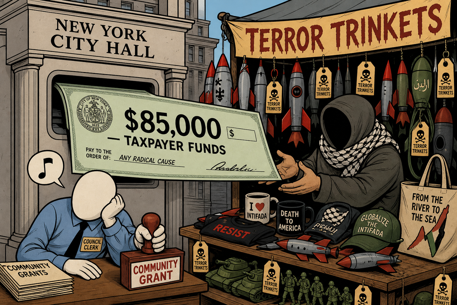 Frozen in January, Funded by July: NYC Council Hands the Terror-Merch Nonprofit Another $85K