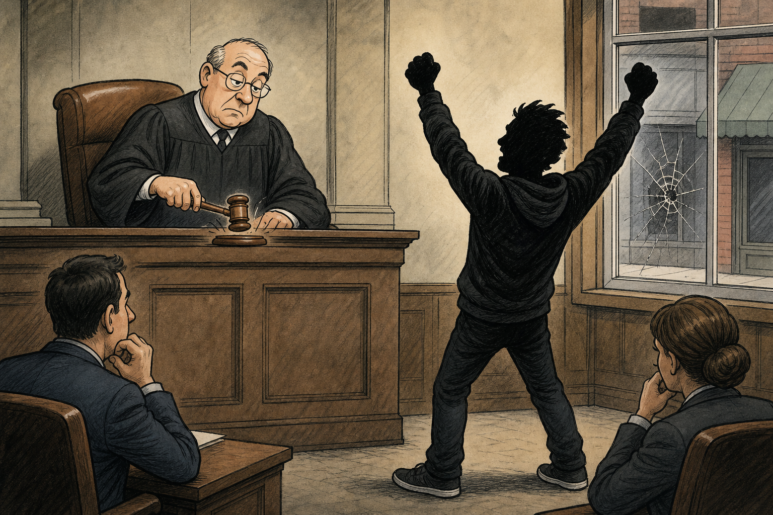 He Pleaded Guilty to a Hate-Crime Assault on an Israeli Tourist. He Got 90 Days — and Flashed a Victory Sign.