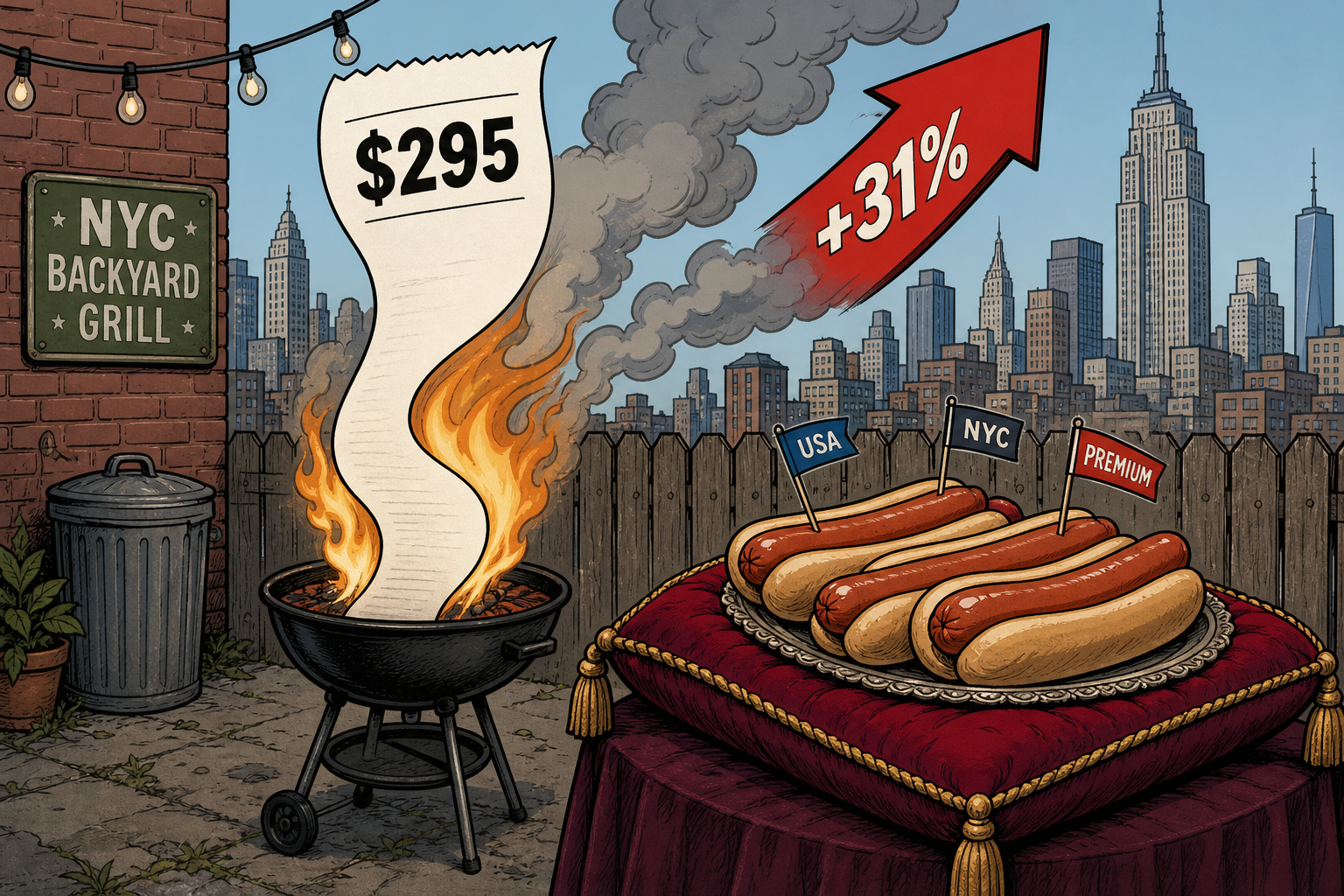 'Just Insane': A $295 NYC Cookout — and What's Actually in the Number