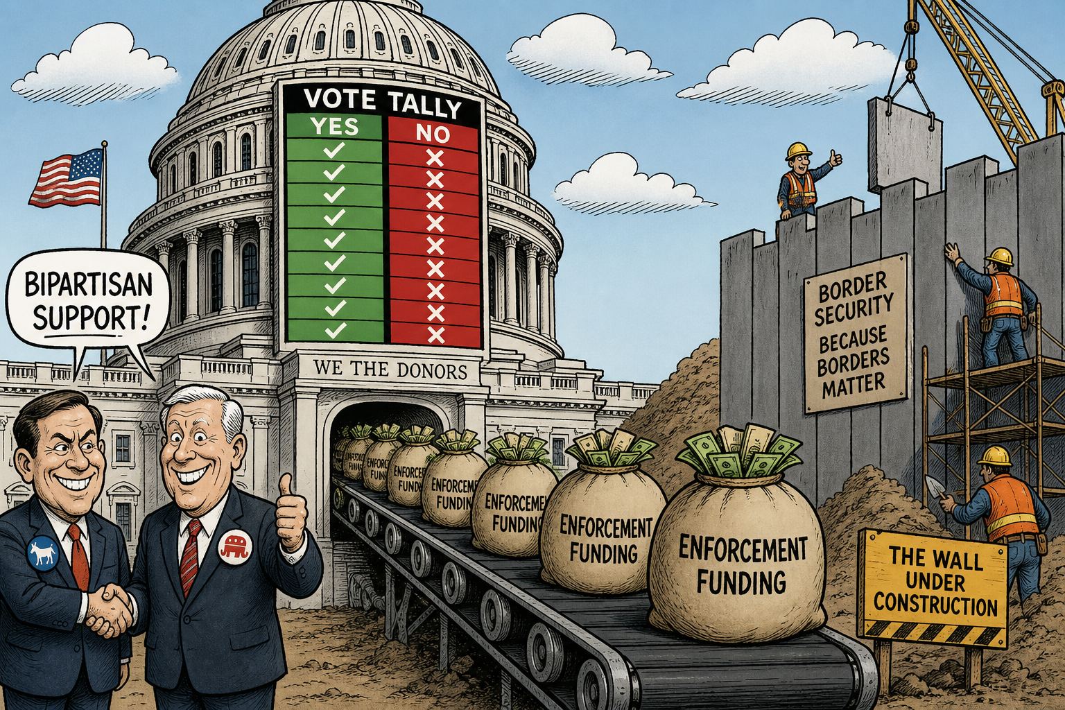 Three Shutdowns, 75 Days of Darkened DHS, Zero Wins: ICE Gets Its $70 Billion Anyway