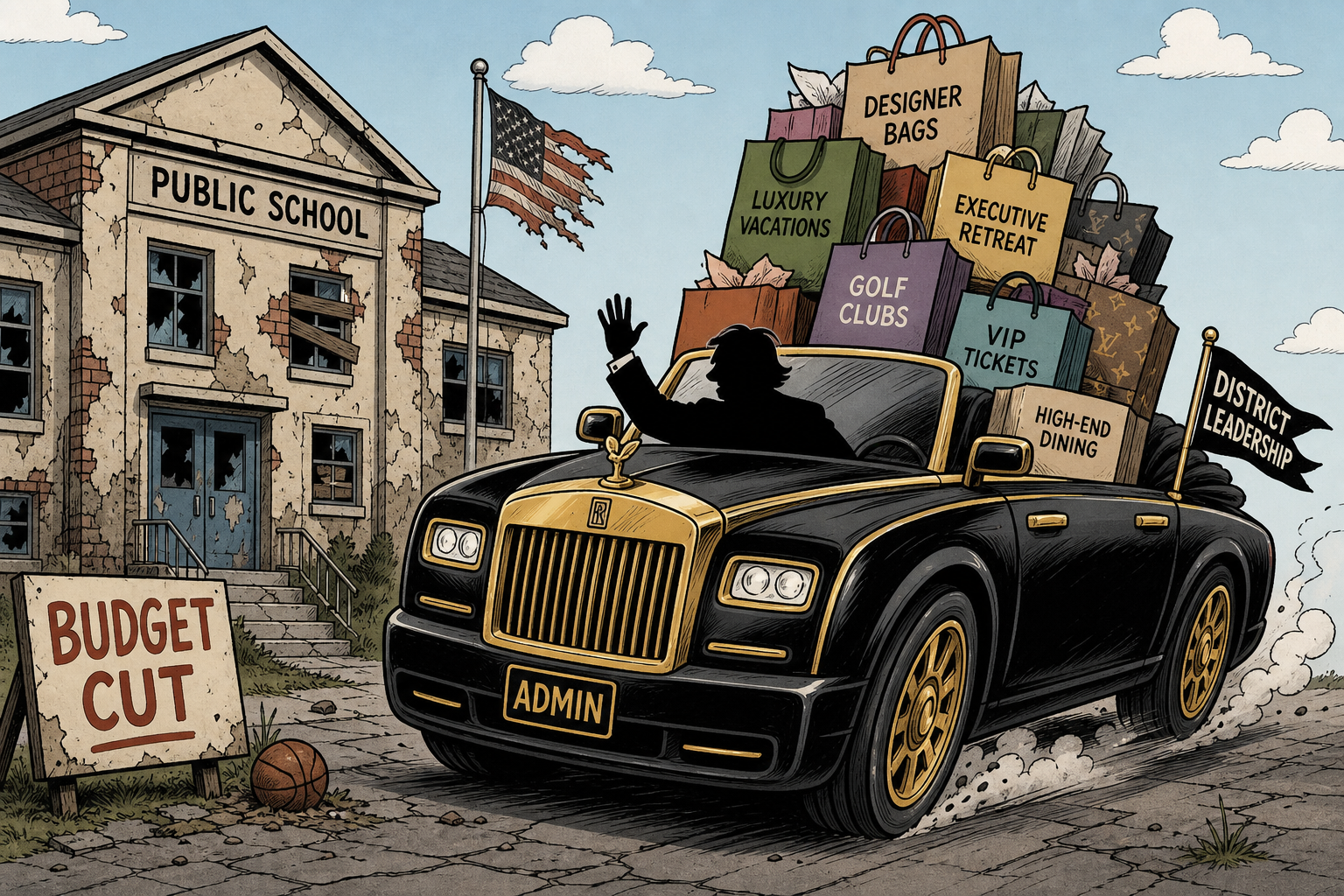 The Money Was for Poor Kids' Classrooms. It Bought Louis Vuitton and Disney Cruises.