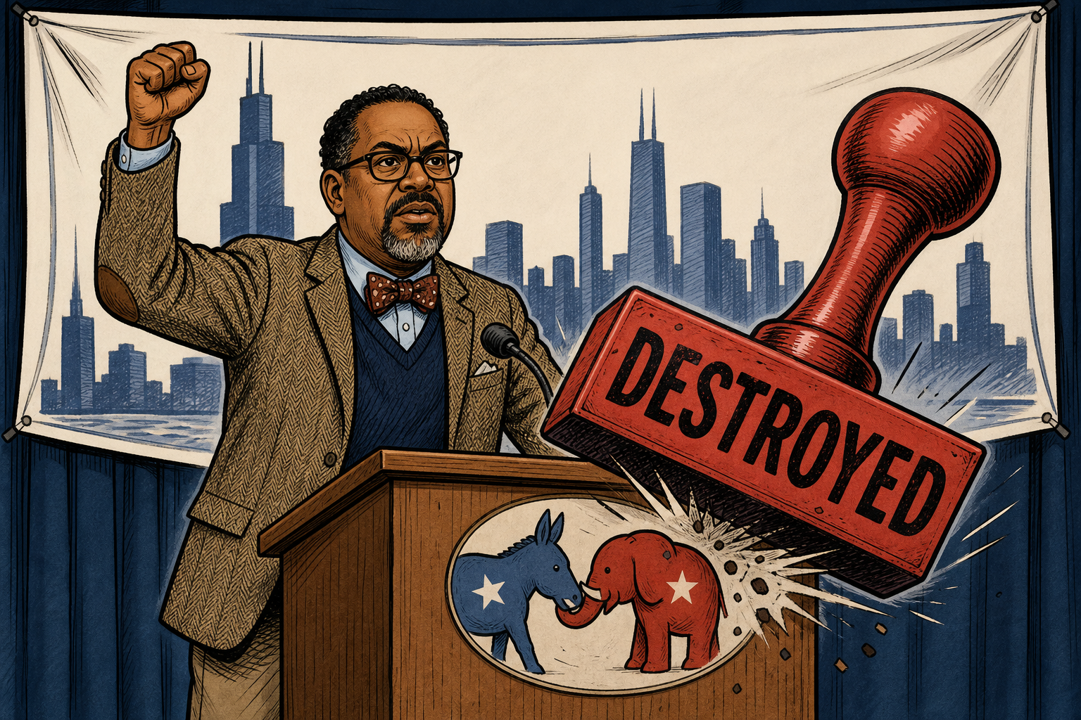 A Socialism Conference Speaker Says the Democratic Party 'Must Be Destroyed' and 'Can't Be Reasoned With'