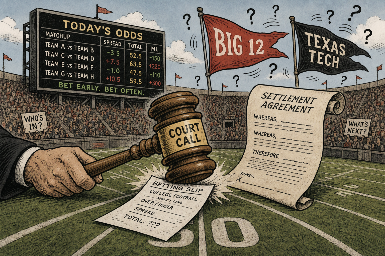 A Texas Judge Cleared a QB Who Bet on His Own Team. Now the Big 12 Might Burn Down Around It.